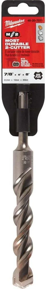 مته SDS میلواکی 48-20-7071 سایز 7/8 اینچ در 8 اینچ مته SDS میلواکی 48-20-7071 سایز 7/8 اینچ در 8 اینچ