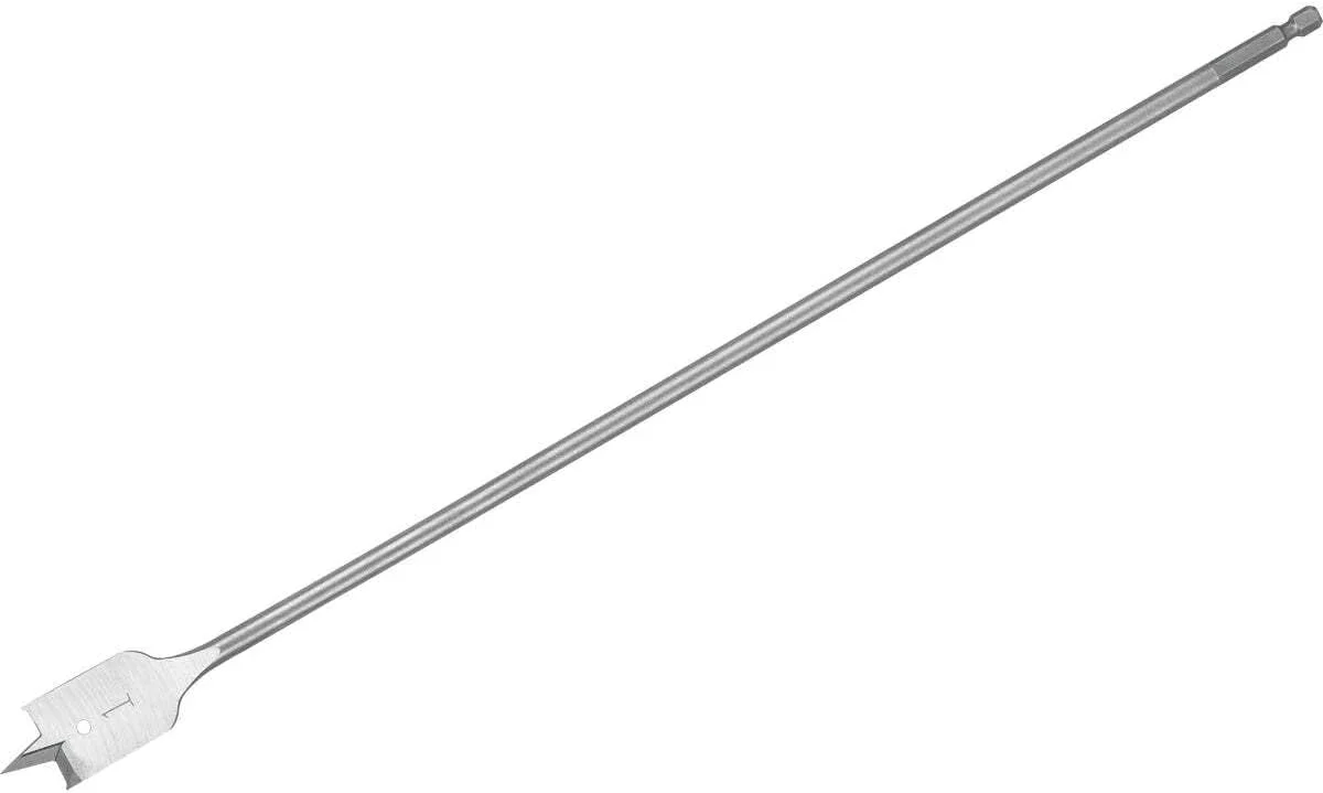 مته تخت تعویض سریع میلواکی 48-27-0195، قطر 2.5 سانتی متر در طول 40 سانتی متر، فولاد تندبر مته تخت تعویض سریع میلواکی 48-27-0195، قطر 2.5 سانتی متر در طول 40 سانتی متر، فولاد تندبر