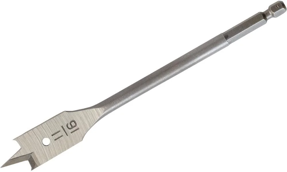 مته تخت کوتاه میلواکی، 11/16 اینچ در 6 اینچ مته تخت کوتاه میلواکی، 11/16 اینچ در 6 اینچ