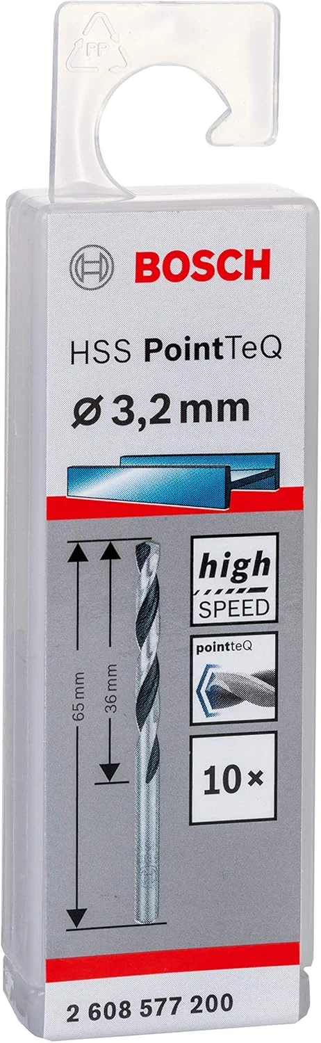 مجموعه ۱۰ عددی مته فلز پیچشی بوش مدل 2608577200