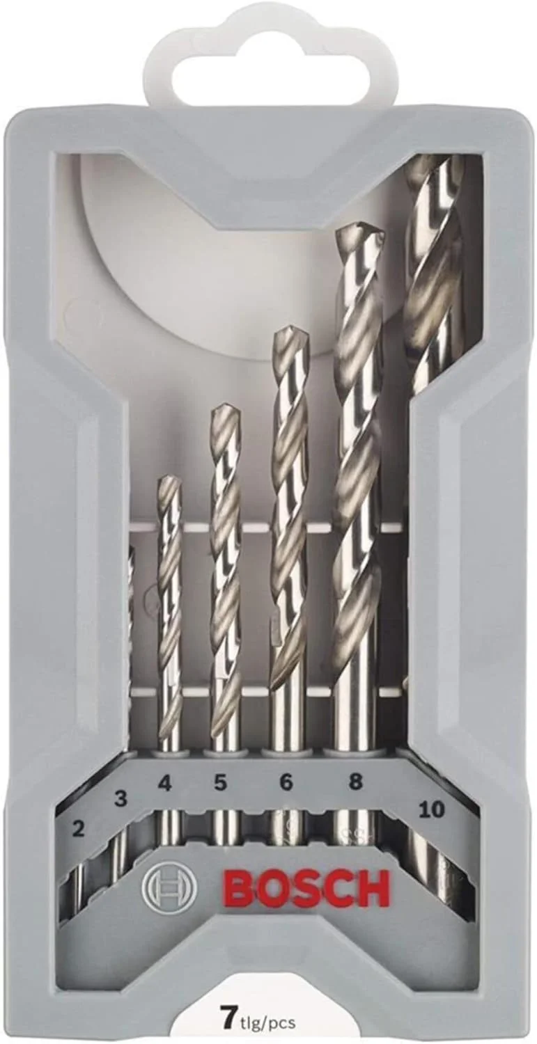 مجموعه 7 عددی مته فلز مینی X-Line بوش پروفشنال (فلز، HSS-G، برش، لوازم جانبی برای دریل ها) مجموعه 7 عددی مته فلز مینی X-Line بوش پروفشنال (فلز، HSS-G، برش، لوازم جانبی برای دریل ها)