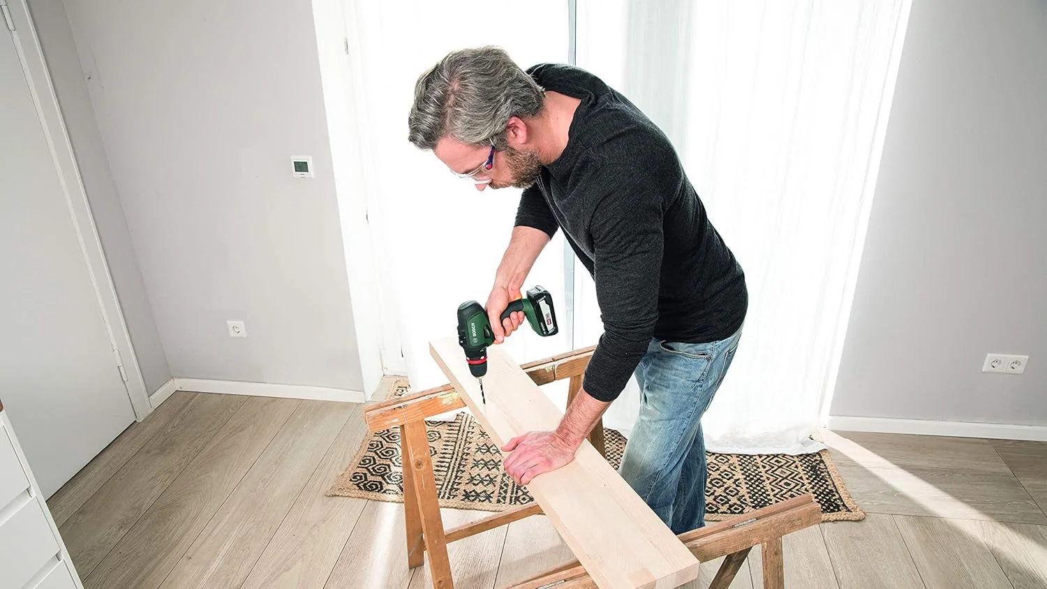 مجموعه 34 عددی سری پیچ گوشتی/مته بوش (برای چوب، فلز و سنگ، لوازم جانبی برای دریل پیچ گوشتی)