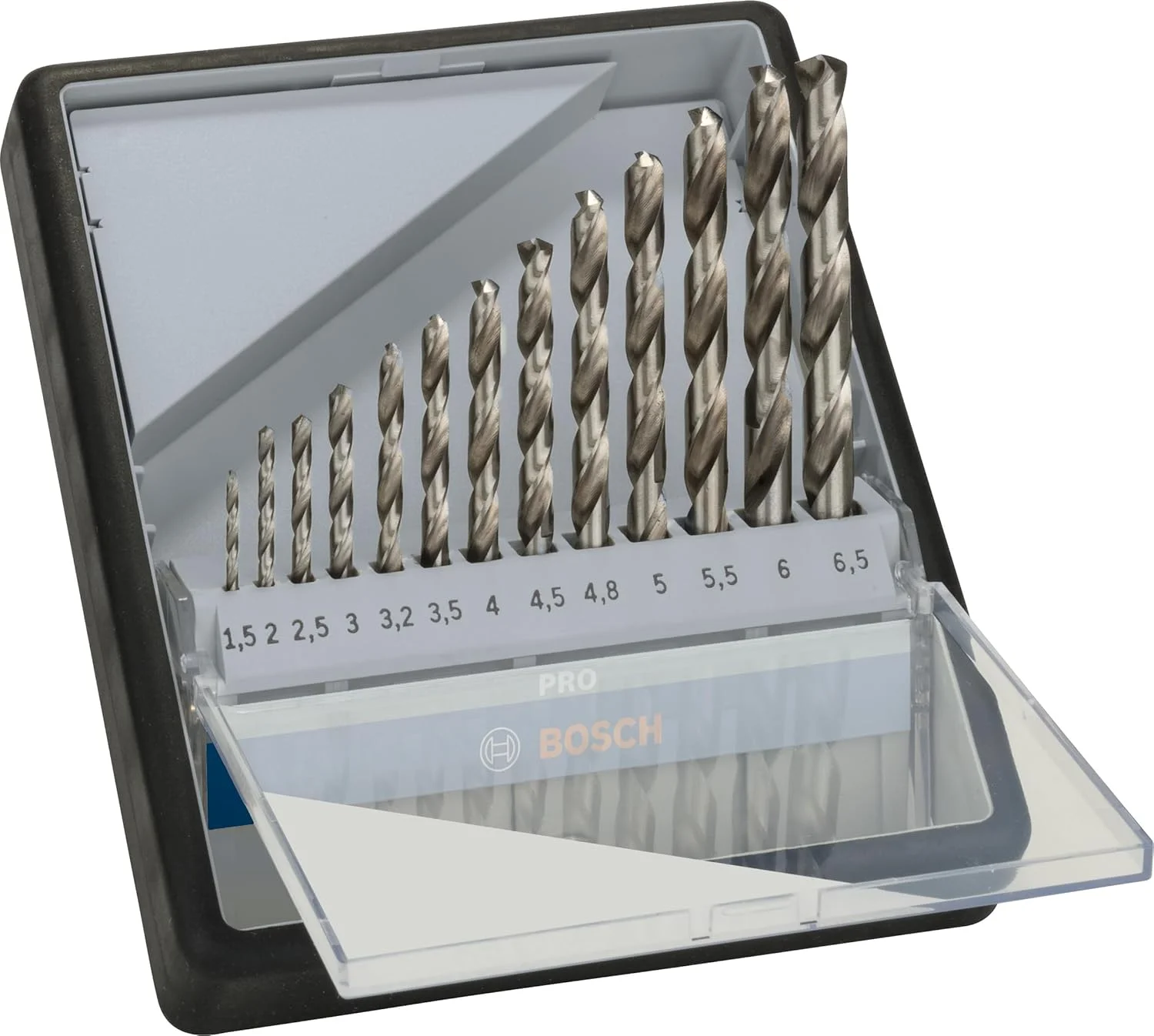 مجموعه ۱۳ عددی مته فلز HSS-G بوش پروفشنال (برای فلز، Ø ۱,۵-۶,۵ میلی‌متر، Robust Line، متعلقات دریل)