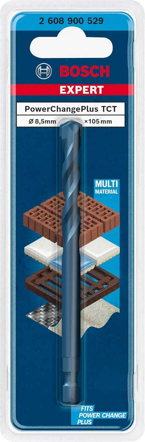 دریل راهنما بوش پروفشنال Expert Power Change Plus (قطر 8.5 میلی متر، لوازم جانبی دریل چکشی چرخشی)