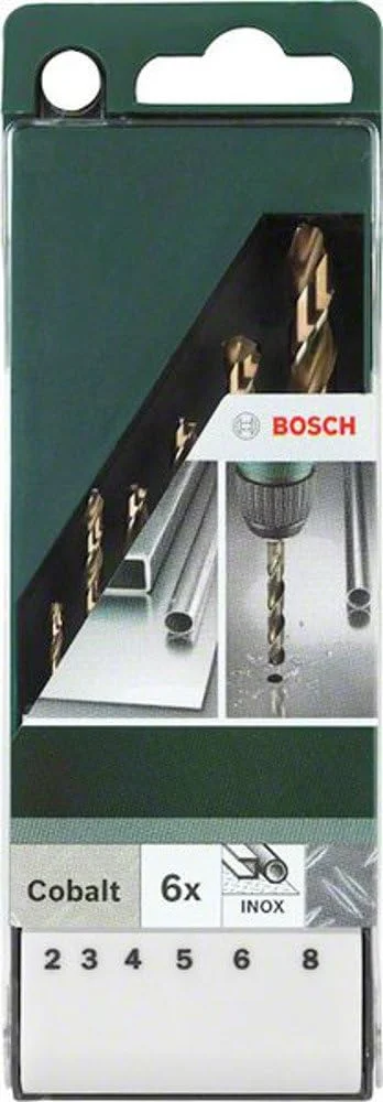 مجموعه مته های آهن Bosch 2609255087 DIY سایز 2/3 / 4/5 / 6/8 میلی متر فولاد تندبر/آلیاژ کبالت مجموعه 6 عددی مجموعه مته های آهن Bosch 2609255087 DIY سایز 2/3 / 4/5 / 6/8 میلی متر فولاد تندبر/آلیاژ کبالت مجموعه 6 عددی
