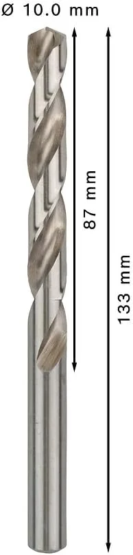 مته فلز بوش Hss-Gp5-Hss-G-10.0Mm ابزار و لوازم جانبی، 2608595077