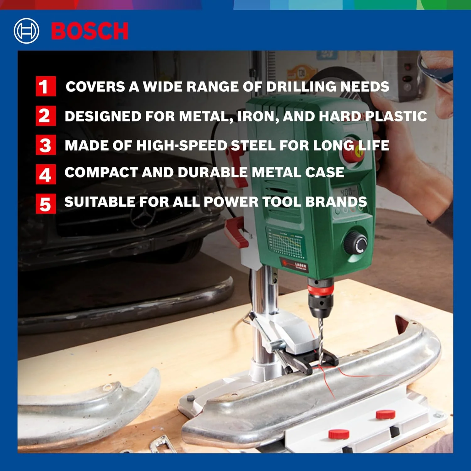 مجموعه مته فلز HSS-R بوش 25 عددی