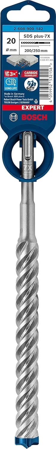 مته چکش دورانی بوش Professional 1x Expert SDS plus-7X (Ø 20,00x250 میلی متر، لوازم جانبی چکش دورانی) مته چکش دورانی بوش Professional 1x Expert SDS plus-7X (Ø 20,00x250 میلی متر، لوازم جانبی چکش دورانی)