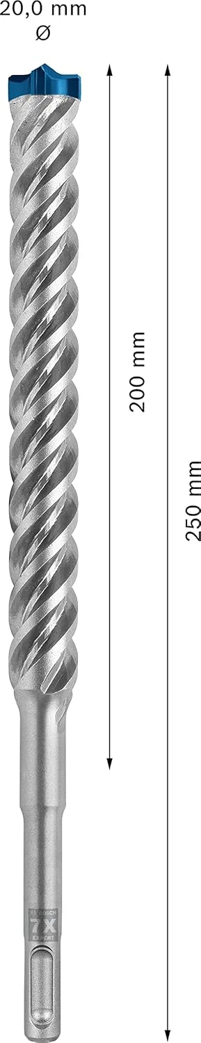 مته چکش دورانی بوش Professional 1x Expert SDS plus-7X (Ø 20,00x250 میلی متر، لوازم جانبی چکش دورانی) مته چکش دورانی بوش Professional 1x Expert SDS plus-7X (Ø 20,00x250 میلی متر، لوازم جانبی چکش دورانی)