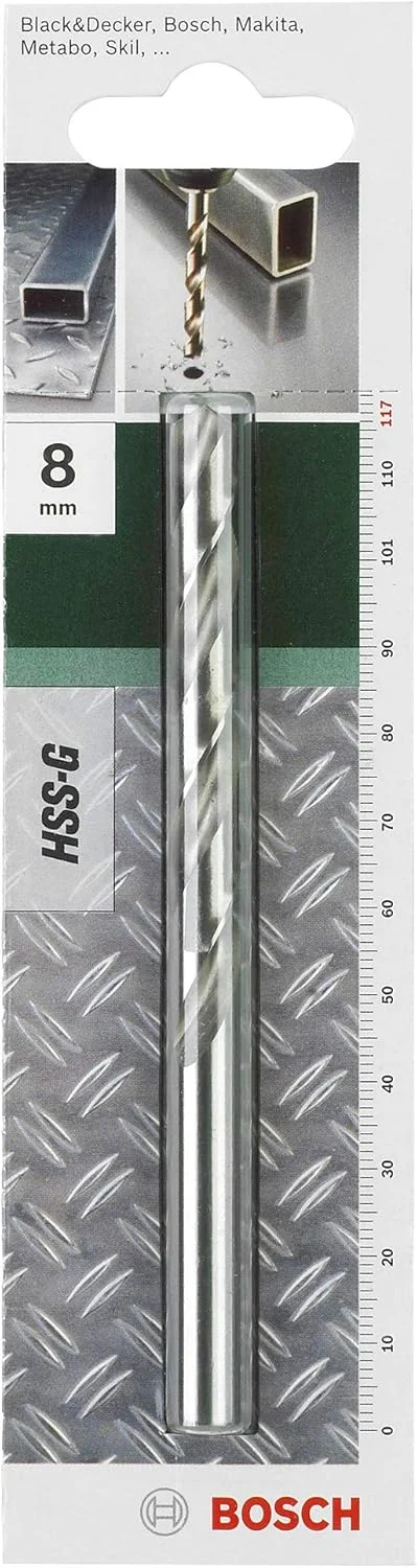 مته HSS-G بوش، یک عددی (فلز، پلاستیک سخت، Ø 13 x 101 x 151 میلی متر، متعلقات دریل)