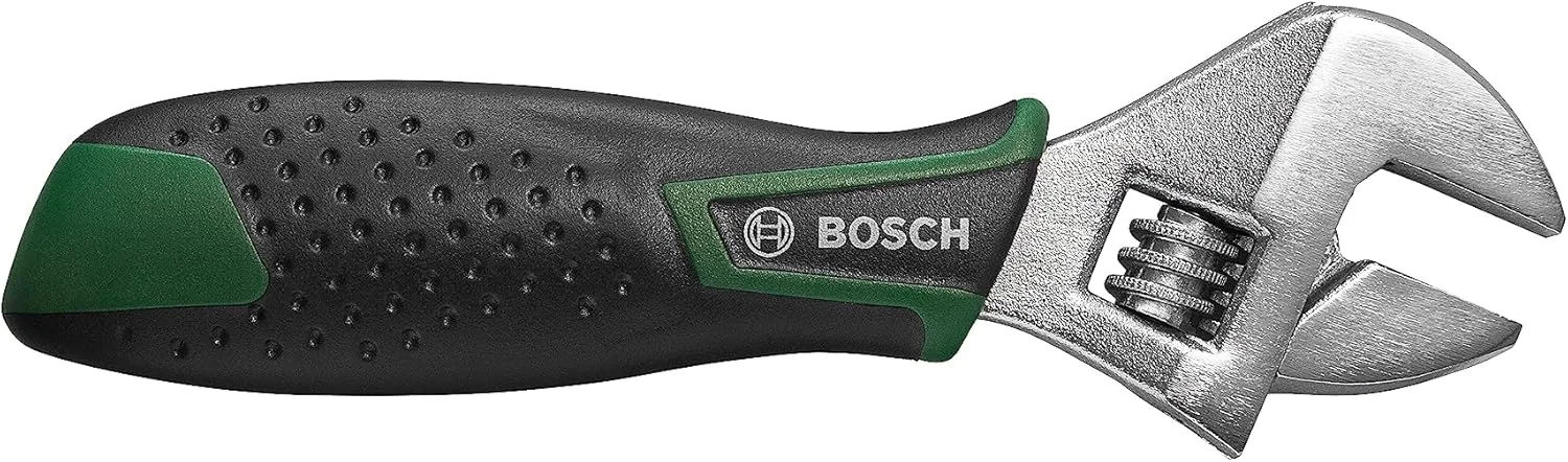 مجموعه 83 عددی مته تیتانیومی و سری پیچ گوشتی بوش V-Line (به همراه چراغ قوه LED و آچار قابل تنظیم، برای چوب، مصالح ساختمانی و فلز، لوازم جانبی مته و پیچ گوشتی)