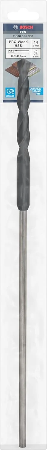 مته نصب چوب HSS بوش 1x PRO (برای چوب سخت، ساندویچ فلزی، Ø 14,00 میلی متر، لوازم جانبی حرفه ای دریل/پیچ گوشتی های چرخشی، دریل چکشی چرخشی) مته نصب چوب HSS بوش 1x PRO (برای چوب سخت، ساندویچ فلزی، Ø 14,00 میلی متر، لوازم جانبی حرفه ای دریل/پیچ گوشتی های چرخشی، دریل چکشی چرخشی)