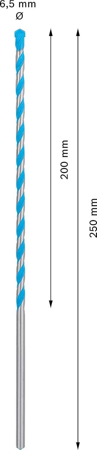 مته چند منظوره بوش پروفشنال Expert CYL-9 (مناسب بتن، قطر 6.5x250 میلی متر، لوازم جانبی دریل چکشی چرخشی) مته چند منظوره بوش پروفشنال Expert CYL-9 (مناسب بتن، قطر 6.5x250 میلی متر، لوازم جانبی دریل چکشی چرخشی)