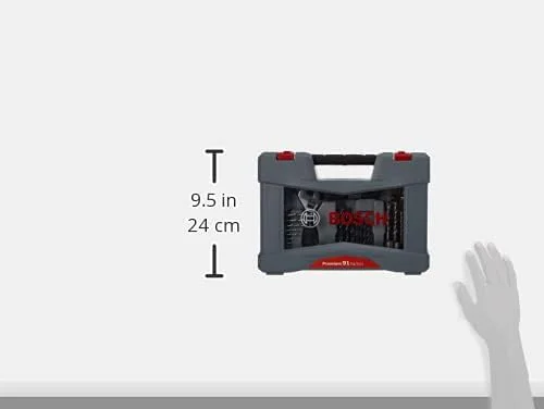 مجموعه ۹۱ عددی مته و سری پیچ گوشتی بوش Professional X-Line (مناسب چوب، فلز و سنگ، لوازم جانبی دریل)