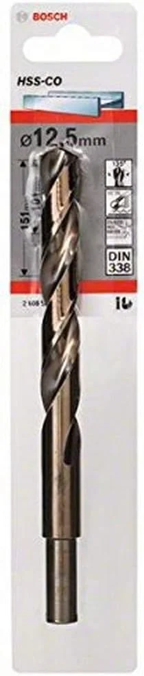 مته فلز HSS-Co بوش پروفشنال (فولاد ضد زنگ، 12.5 x 101 x 151 میلی متر، متعلقات دریل)