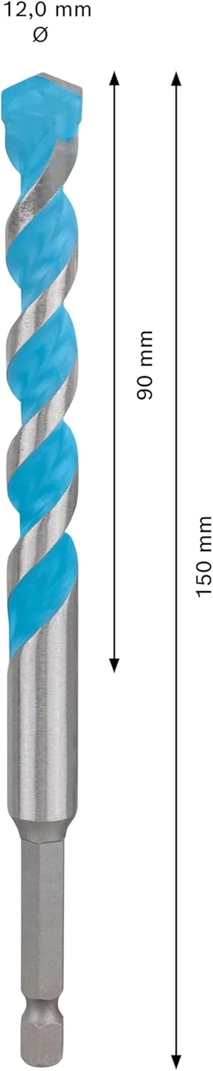 مته چند منظوره بوش پروفشنال Expert HEX-9 (قطر 12.00x150 میلی متر، لوازم جانبی دریل چکشی چرخشی) مته چند منظوره بوش پروفشنال Expert HEX-9 (قطر 12.00x150 میلی متر، لوازم جانبی دریل چکشی چرخشی)