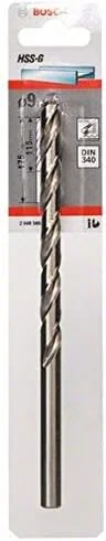 مته فلز HSS-G بوش پروفشنال، DIN 340 (مناسب فلز، Ø 9 x 115 x 175 میلی متر، لوازم جانبی دریل)