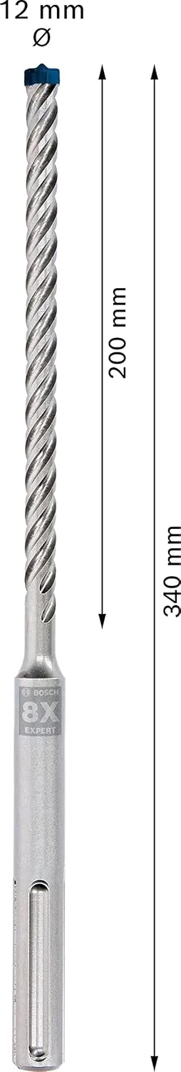مته چکش تخریب بوش پروفشنال Expert SDS max-8X (قطر 12,00x340 میلی متر، لوازم جانبی چکش تخریب) مته چکش تخریب بوش پروفشنال Expert SDS max-8X (قطر 12,00x340 میلی متر، لوازم جانبی چکش تخریب)