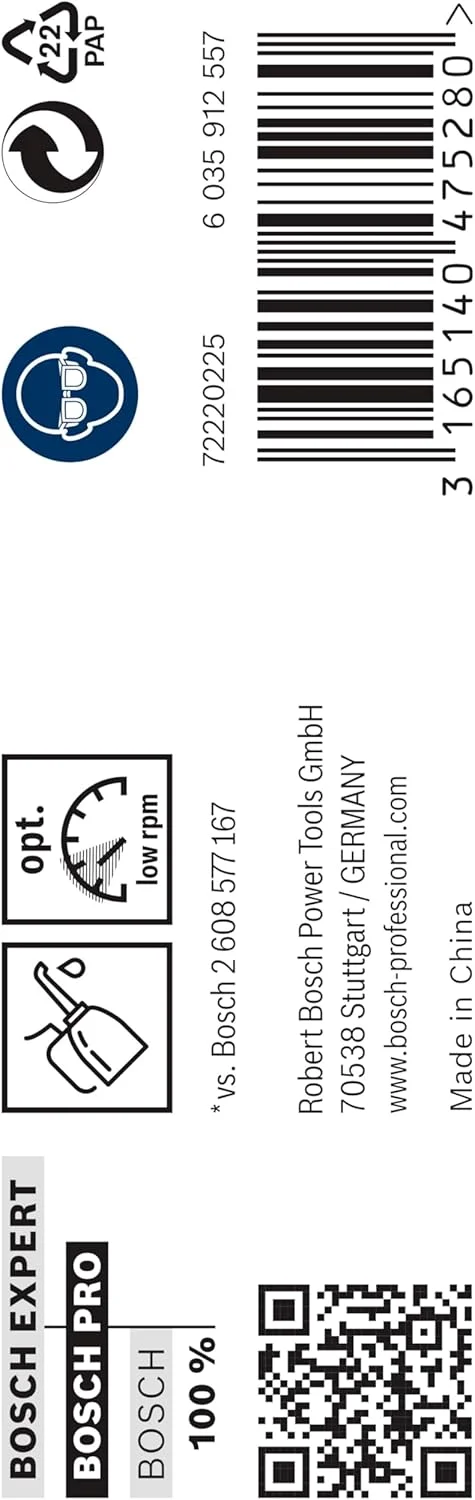 مته فلز بوش پروفشنال 5 عددی HSS-G DIN 338 (برای فلز، Ø 10.2 x 87 x 133 میلی متر، لوازم جانبی دریل)