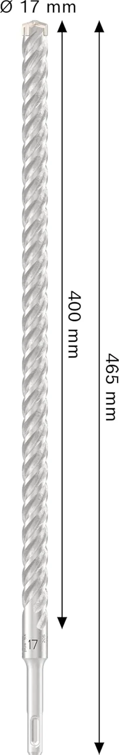 مته چکش SDS plus-5X بوش، مناسب بتن مسلح و بتن، قطر 17.00 میلی متر، لوازم جانبی دریل چکش حرفه ای