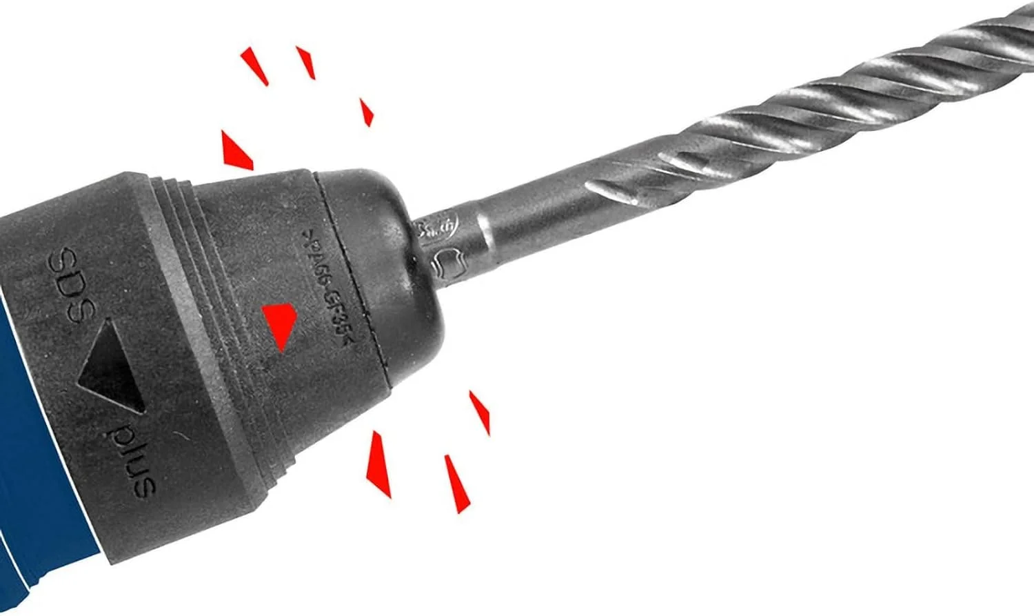 مته چکش SDS plus-5X بوش، مناسب بتن مسلح و بتن، قطر 6.50 میلی متر، لوازم جانبی دریل چکش حرفه ای