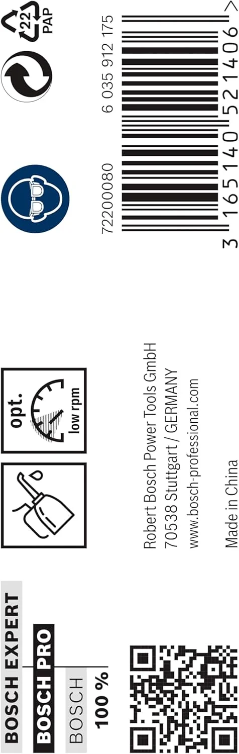 مجموعه ۵ عددی مته فلز HSS-Co بوش پروفشنال (فولاد ضد زنگ، ۱۳ x ۱۰۱ x ۱۵۱ میلی متر، متعلقات دریل)