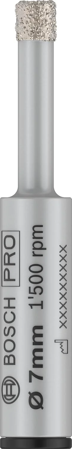 مته سرامیک خشک بوش مدل PRO Ceramic، ساق استوانه ای (مناسب برای کاشی و سرامیک سخت، قطر 7 میلی متر، لوازم جانبی حرفه ای برای دریل های چرخشی)