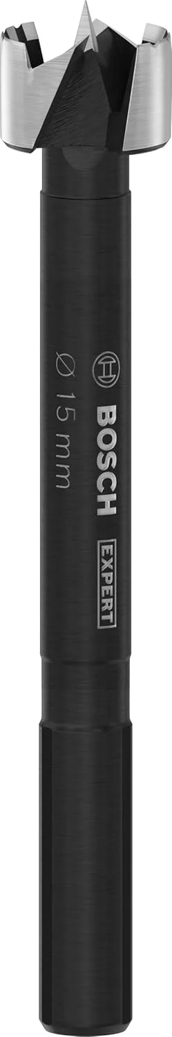 مته خزینه چوب بوش Expert، مناسب چوب نرم و سخت، قطر 15 میلی متر، لوازم جانبی حرفه ای دریل و پیچ گوشتی