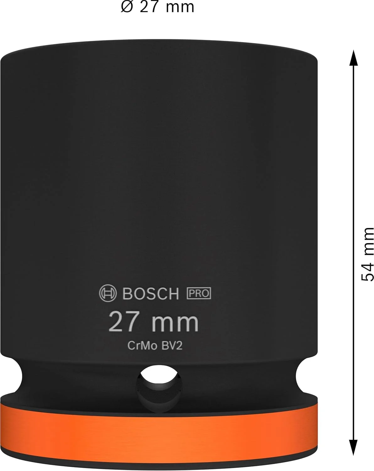 بوش 1 عدد آچار بکس ضربه ای حرفه ای (20.5 x 44 میلی متر، لوازم جانبی حرفه ای دریل و پیچ گوشتی)