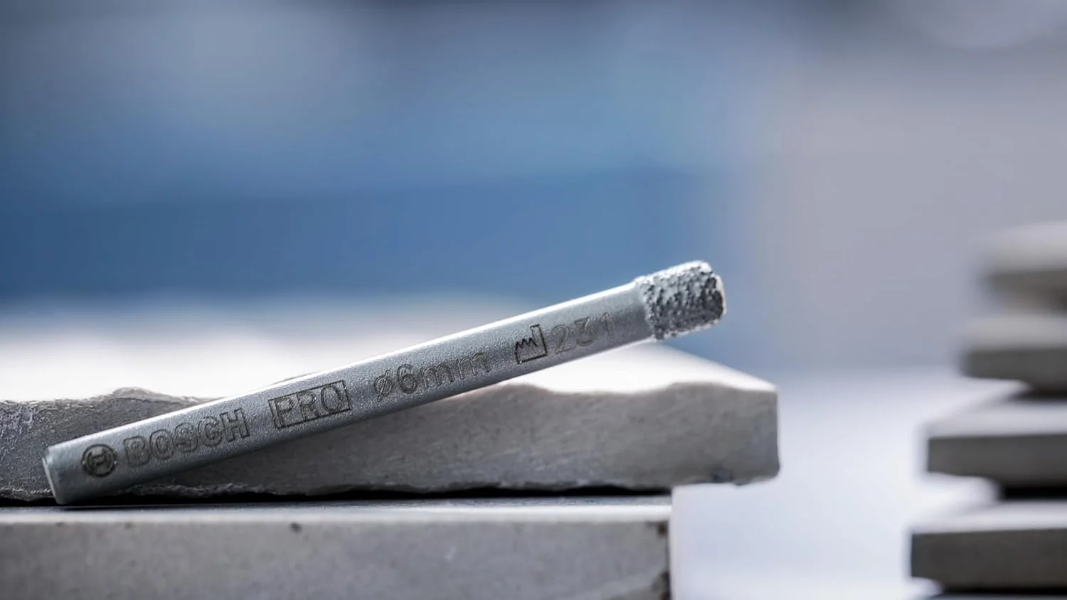 مته الماسه سرامیک بوش پروفشنال مدل Expert، مناسب برای کاشی سخت، سنگ سخت، سنگ نرم، قطر 10 میلی متر، لوازم جانبی دریل