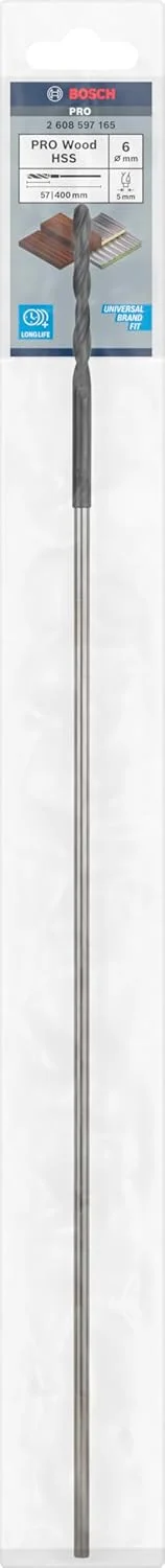 مته نصب چوب HSS بوش 1x PRO (برای چوب سخت، ساندویچ فلزی، Ø 6,00 میلی متر، لوازم جانبی حرفه ای دریل/پیچ گوشتی چرخشی، دریل چکشی چرخشی) مته نصب چوب HSS بوش 1x PRO (برای چوب سخت، ساندویچ فلزی، Ø 6,00 میلی متر، لوازم جانبی حرفه ای دریل/پیچ گوشتی چرخشی، دریل چکشی چرخشی)