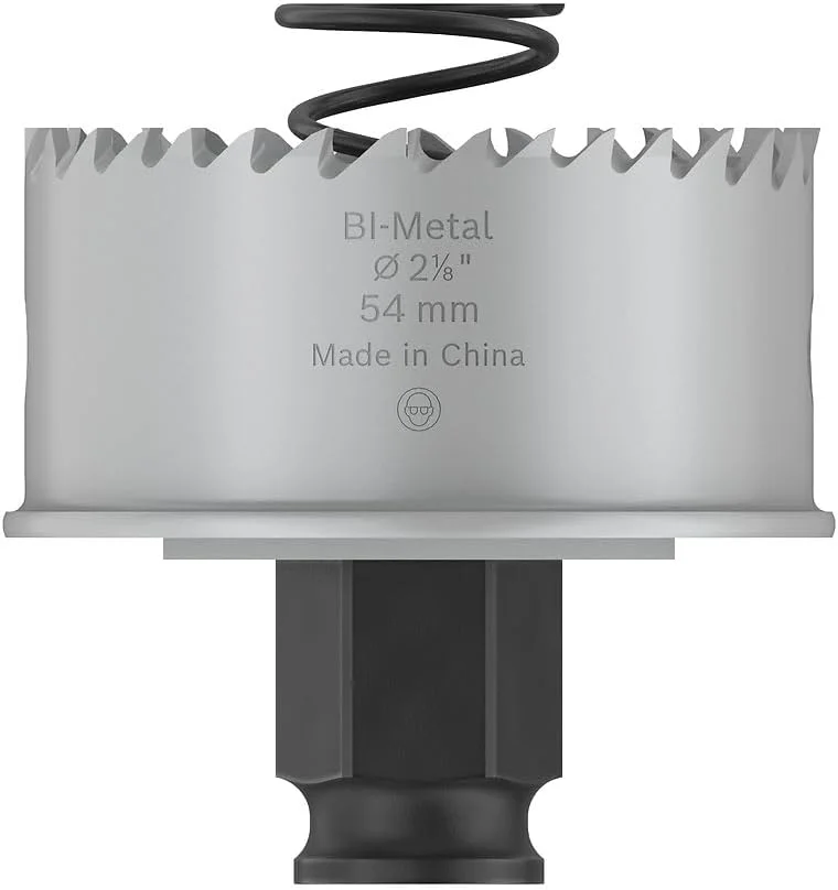 مته گردبر Power Change Plus بوش مخصوص ورق فلز (برای ورق استیل، ورق فولادی، قطر 54 میلی متر، لوازم جانبی حرفه ای دریل های چرخشی)