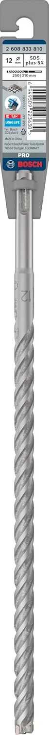 مته SDS Plus-5 بوش 12 X 250 X 310 میلی متر