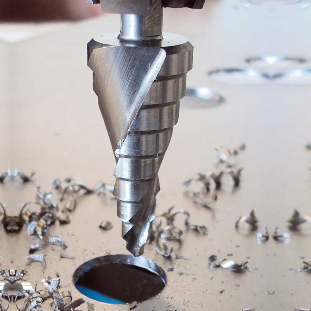 مجموعه مته ступенчатый HSS بوش مدل 2608587426 با سایزهای 4/12/4/20/6/30 میلی‌متر (9 ступенчатый)