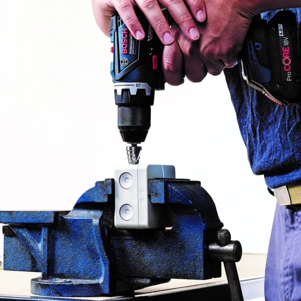 مجموعه مته ступенчатый HSS بوش مدل 2608587426 با سایزهای 4/12/4/20/6/30 میلی‌متر (9 ступенчатый)