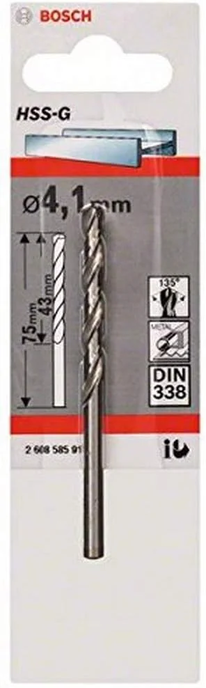 مته فلز بوش پروفشنال HSS-G (قطر 4.1 میلی متر)