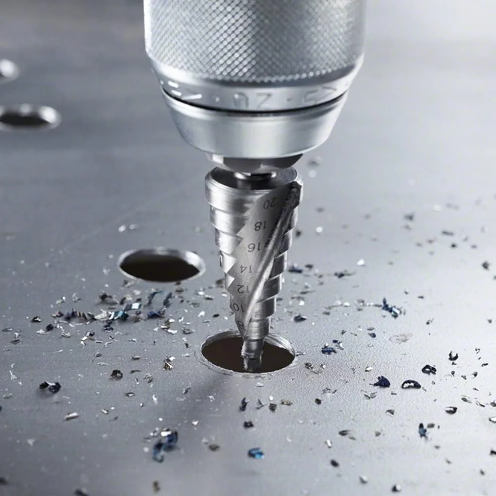 مته پله ای 9 مرحله ای بوش پروفشنال HSS (برای فلز، پلاستیک، Ø 4-12 میلی متر، ارتفاع پله 4 میلی متر، ساق 6 میلی متر، لوازم جانبی برای دریل های چرخشی)