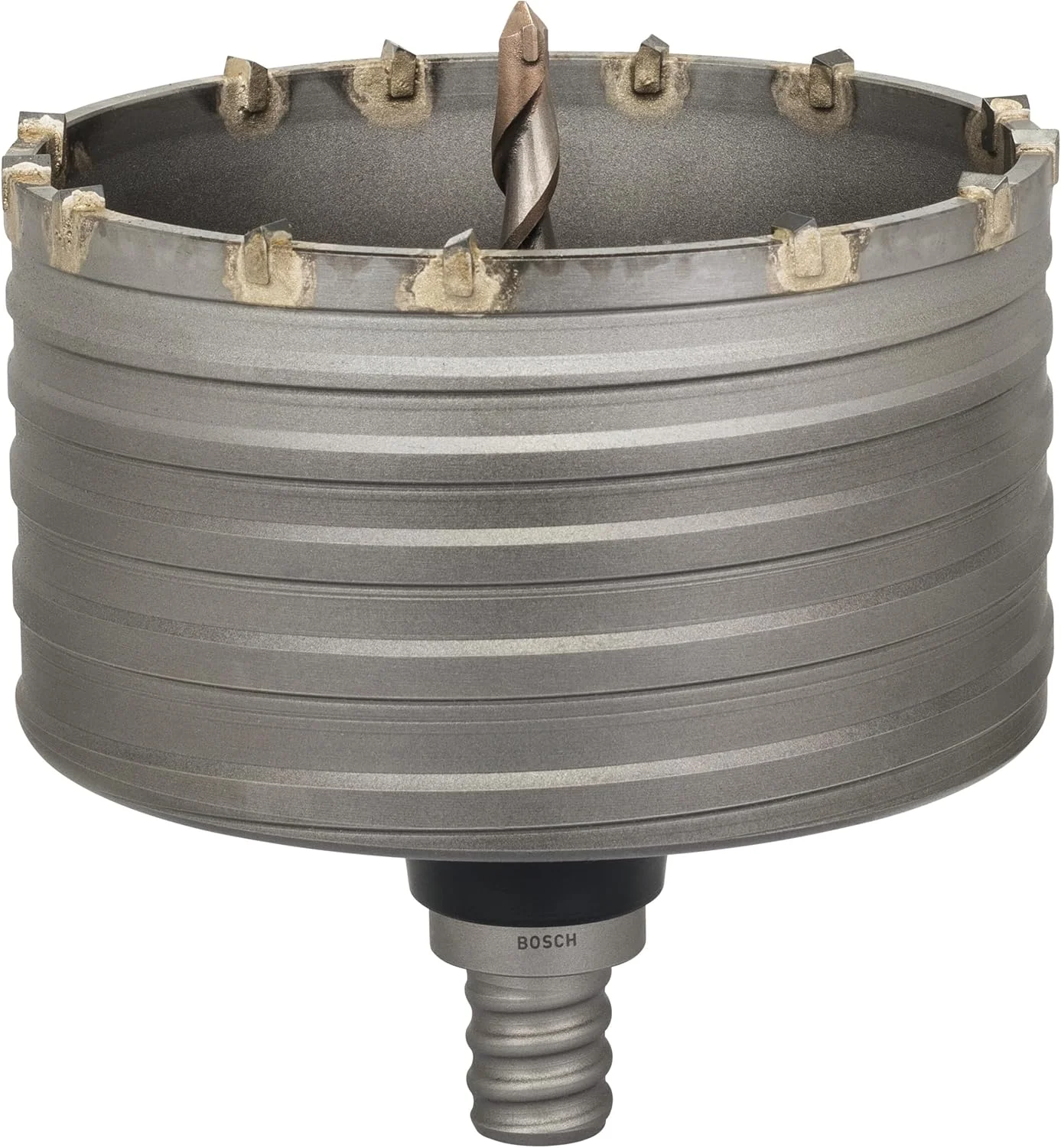 مغزه‌بر الماسه بوش مدل PRO SDS max-5، دو تکه با رزوه (برای بتن، بلوک ساختمانی بتنی، قطر 150 میلی‌متر، ابزار جانبی حرفه‌ای دریل چکشی)