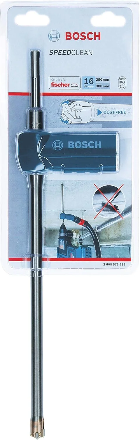 مته چکش تخریب بوش پروفشنال SDS Plus-9 Speed Clean برای بتن و مصالح ساختمانی 16 x 250 x 380 میلی متر