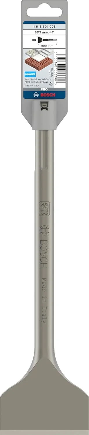 قلم تخریب پهن بوش مدل SDS max-4C (مناسب بتن، آجر، Ø میلی متر، ابزار جانبی حرفه ای چکش تخریب)