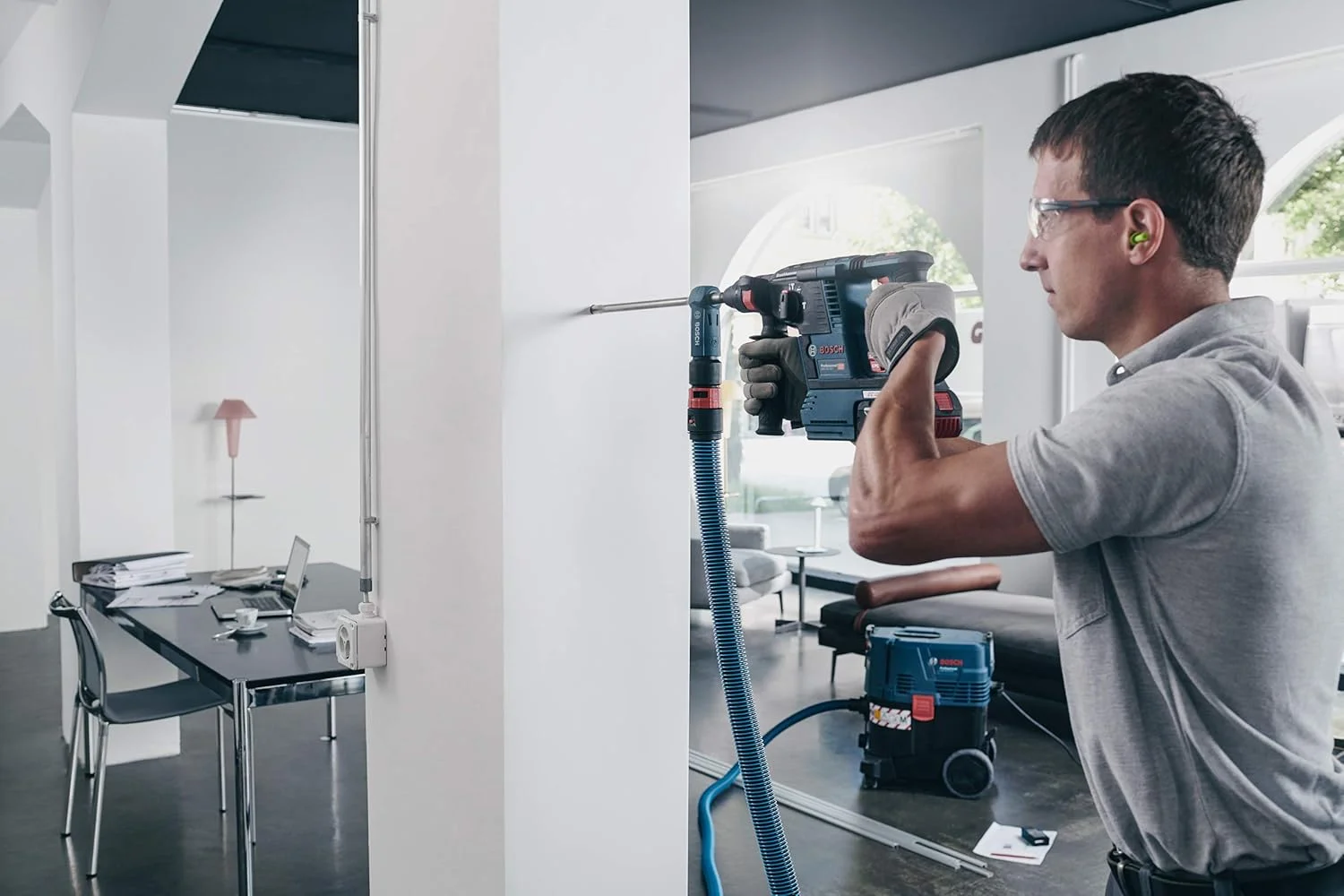 مته چکش تخریب بوش پروفشنال SDS Plus-9 Speed Clean برای بتن و مصالح ساختمانی 16 x 250 x 380 میلی متر