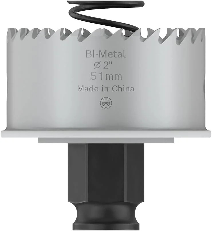 مته گردبر Power Change Plus بوش مخصوص ورق فلزی (برای ورق استیل، ورق فولادی، قطر 51 میلی متر، لوازم جانبی حرفه ای دریل/پیچ گوشتی)