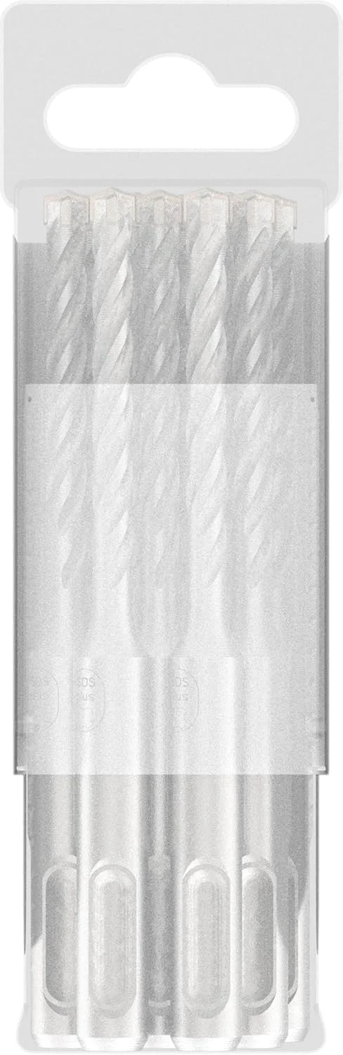 مته چکش SDS plus-5X بوش 10 عددی PRO (برای بتن مسلح، بتن، Ø 5,50 میلی متر، لوازم جانبی حرفه ای چکش چرخشی)