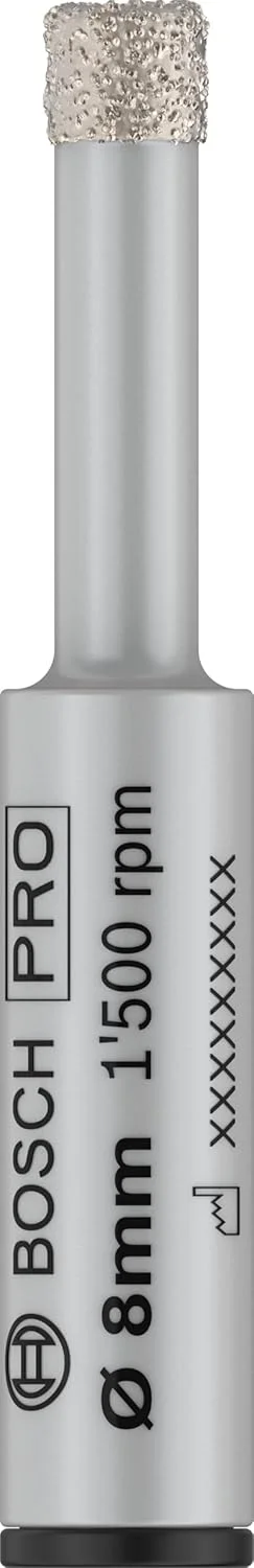 مته سرامیک خشک بوش مدل PRO Ceramic، ساق استوانه ای (مناسب برای کاشی و سرامیک سخت، قطر 8 میلی متر، ابزار حرفه ای برای دریل های چرخشی) مته سرامیک خشک بوش مدل PRO Ceramic، ساق استوانه ای (مناسب برای کاشی و سرامیک سخت، قطر 8 میلی متر، ابزار حرفه ای برای دریل های چرخشی)