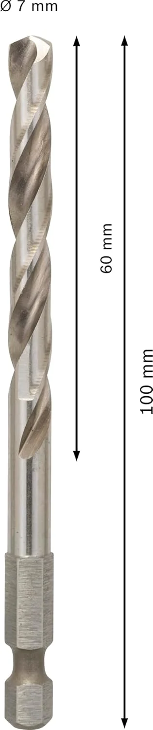 مته راهنما Bosch 1x PRO Q-Lock Arbor برای سیستم تعویض سریع اره گردبر (برای چوب نرم، دیوار خشک، Ø 6,35 میلی‌متر، لوازم جانبی حرفه‌ای دریل/پیچ گوشتی ضربه‌ای)