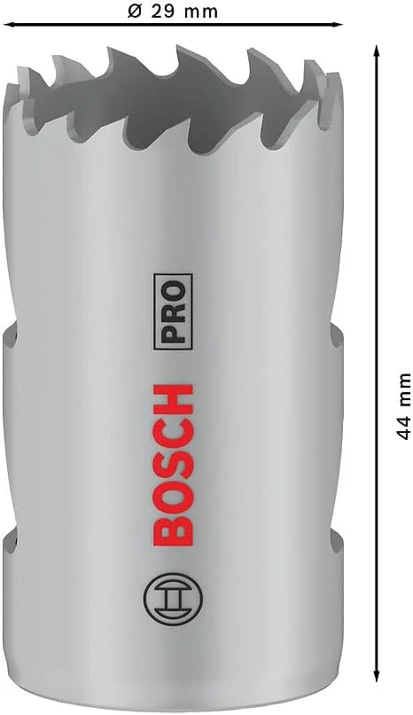 Bosch 1 x PRO اره گردبر چند منظوره (برای چوب نرم، دیوار خشک، قطر 29 میلی متر، لوازم جانبی حرفه ای دریل/پیچ گوشتی)
