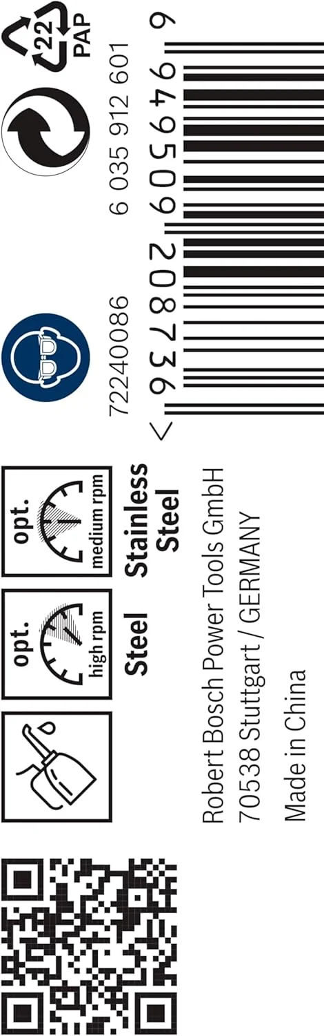 مجموعه ۱۰ عددی مته استیل HSS-Co بوش (مناسب برای فولاد و استیل، قطر ۳.۴۰ میلی‌متر، لوازم جانبی دریل/پیچ‌گوشتی حرفه‌ای)