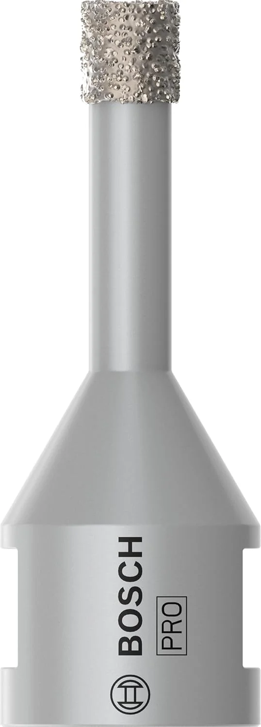 مته الماسه خشک بر سرامیک بوش پروفشنال، مناسب برای سوراخکاری خشک سرامیک سخت، قطر 8 × 30 میلی متر، لوازم جانبی سنگ فرز زاویه ای