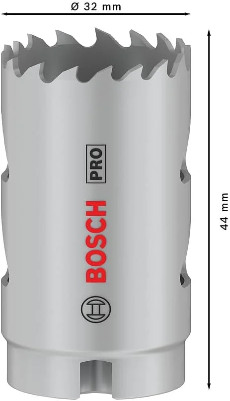 Bosch 1 عدد اره گردبر چند منظوره PRO (برای چوب نرم، دیوار خشک، قطر 32 میلی متر، لوازم جانبی حرفه ای دریل/پیچ گوشتی) Bosch 1 عدد اره گردبر چند منظوره PRO (برای چوب نرم، دیوار خشک، قطر 32 میلی متر، لوازم جانبی حرفه ای دریل/پیچ گوشتی)