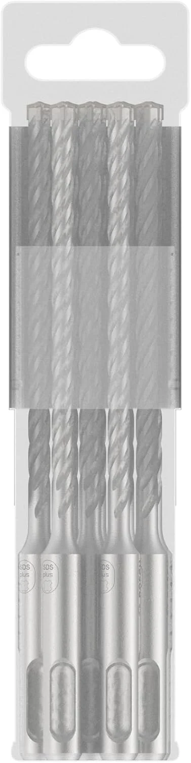 مته چکش SDS plus-5X بوش 10 عددی PRO (برای بتن مسلح، بتن، Ø 5,50 میلی متر، لوازم جانبی حرفه ای چکش چرخشی)